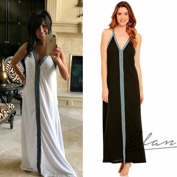 elan maxi cover up dress